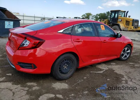 2019 Honda Civic Lx z USA, uszkodzony, nr VIN 2HGFC2F69KH535580